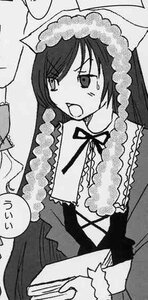 Rating: Safe Score: 0 Tags: 1girl blush book dress frills greyscale image long_hair long_sleeves monochrome open_mouth ribbon solo suiseiseki User: admin
