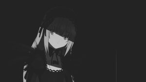Rating: Safe Score: 0 Tags: 1girl animated animated_gif bangs blush closed_mouth dress eyebrows_visible_through_hair greyscale hat heterochromia image long_sleeves looking_at_viewer lowres monochrome neta rozen_maiden shorts simple_background solo souseiseki suigintou what User: admin