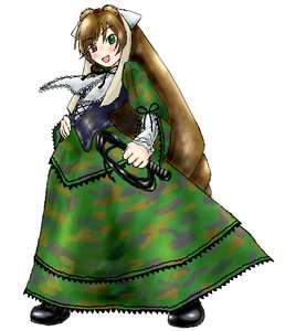 Rating: Safe Score: 0 Tags: 1girl :d blush brown_hair dress frills full_body green_dress green_eyes heterochromia image long_hair long_sleeves looking_at_viewer open_mouth red_eyes ribbon smile solo standing suiseiseki transparent_background very_long_hair white_background User: admin