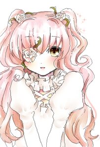 Rating: Safe Score: 0 Tags: 1girl blush flower hair_flower hair_ornament image kirakishou long_hair long_sleeves looking_at_viewer pink_hair simple_background solo upper_body white_background User: admin