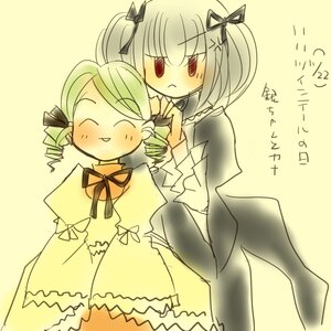 Rating: Safe Score: 0 Tags: 2girls blush closed_eyes dress drill_hair green_hair image kanaria long_sleeves multiple_girls pair red_eyes ribbon simple_background smile suigintou twin_drills twintails yellow_background yellow_dress User: admin