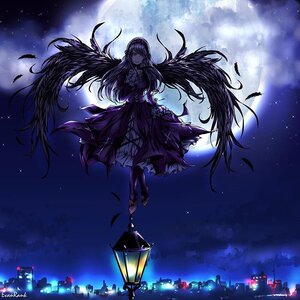 Rating: Safe Score: 0 Tags: 1girl boots cloud dress feathers flower full_moon image long_hair moon night night_sky reflection sky solo star_(sky) starry_sky suigintou very_long_hair User: admin