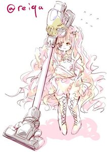 Rating: Safe Score: 0 Tags: 1girl boots cross-laced_footwear dress image kirakishou long_hair pink_hair solo striped very_long_hair weapon User: admin