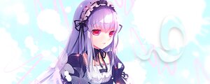 Rating: Safe Score: 0 Tags: 1girl bangs black_dress black_ribbon blush detached_collar dress frills hairband image long_hair looking_at_viewer red_eyes ribbon solo suigintou User: admin