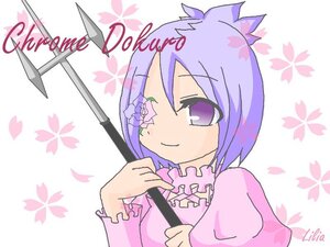 Rating: Safe Score: 0 Tags: 1girl cherry_blossoms closed_mouth eyebrows_visible_through_hair flower holding image kirakishou long_sleeves looking_at_viewer puffy_sleeves purple_eyes purple_hair short_hair signature smile solo striped upper_body vertical_stripes User: admin