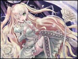 Rating: Safe Score: 0 Tags: 1girl bad_id bad_pixiv_id black_rose blonde_hair boots clock cross-laced_footwear doll_joints dress eyepatch flower frills grandfather_clock green_eyes hair_flower hair_ornament hiruno image jewelry joints kirakishou letterboxed licking long_hair long_sleeves pink_flower pink_hair pink_rose puffy_sleeves ring rose rose_petals rozen_maiden sitting solo thighhighs thorns tongue tongue_out two_side_up very_long_hair vines white_dress white_flower white_rose yellow_eyes yellow_rose User: admin