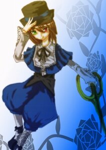 Rating: Safe Score: 0 Tags: 1girl blue_dress brown_hair capelet dress frills full_body green_eyes hat heterochromia image long_sleeves looking_at_viewer red_eyes solo souseiseki standing top_hat User: admin