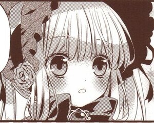 Rating: Safe Score: 0 Tags: 1girl blush close-up eyebrows_visible_through_hair face flower image looking_at_viewer monochrome ribbon rose shinku simple_background solo white_background User: admin