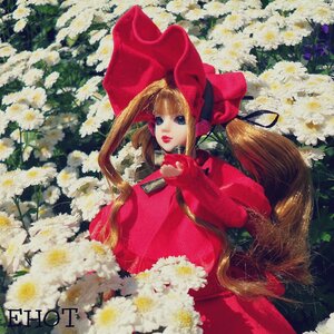 Rating: Safe Score: 0 Tags: 1girl album_cover blonde_hair blue_eyes daisy doll dress field flower flower_field gloves lily_(flower) lips long_hair looking_at_viewer red_dress shinku solo twintails white_flower yellow_flower User: admin