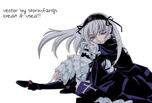 Rating: Safe Score: 3 Tags: 1girl dress flower frilled_sleeves frills hairband image lolita_hairband long_hair long_sleeves looking_at_viewer pink_eyes ribbon rose silver_hair simple_background solo suigintou white_background wide_sleeves wings User: admin