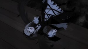 Rating: Safe Score: 0 Tags: 1girl black_dress black_wings closed_eyes dress frills hairband image juliet_sleeves long_hair long_sleeves open_mouth ribbon rose silver_hair solo suigintou very_long_hair wings User: admin