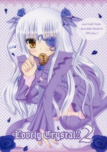 Rating: Safe Score: 0 Tags: 1girl barasuishou blue_flower blue_rose blush checkered checkered_background dress eyepatch flower halftone halftone_background image long_hair long_sleeves mouth_hold petals polka_dot polka_dot_background purple_flower purple_rose rose rose_petals silver_hair solo thighhighs valentine yellow_eyes User: admin
