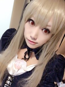 Rating: Safe Score: 0 Tags: 1girl bangs blonde_hair choker closed_mouth lips long_hair looking_at_viewer photo red_eyes smile solo suigintou upper_body User: admin