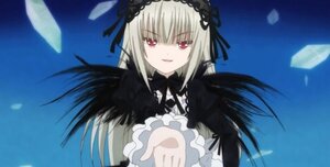 Rating: Safe Score: 0 Tags: 1girl :d black_ribbon black_wings dress frills hairband image long_hair long_sleeves looking_at_viewer red_eyes ribbon silver_hair smile solo suigintou wings User: admin