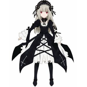 Rating: Safe Score: 0 Tags: 1girl bangs black_dress black_footwear black_legwear black_ribbon closed_mouth dress expressionless eyebrows_visible_through_hair frills full_body gothic_lolita hairband image juliet_sleeves lolita_fashion long_hair long_sleeves looking_at_viewer pantyhose puffy_sleeves red_eyes ribbon silver_hair simple_background solo standing striped suigintou white_background User: admin