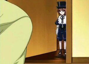 Rating: Safe Score: 0 Tags: 1girl auto_tagged brown_hair expressionless frills green_eyes hat image long_sleeves ribbon short_hair solo souseiseki standing white_legwear User: admin