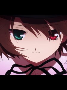 Rating: Safe Score: 0 Tags: 1 1girl black_ribbon brown_hair close-up closed_mouth face hat image letterboxed looking_at_viewer neck_ribbon red_eyes ribbon short_hair smile solo souseiseki usami_renko User: admin