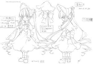 Rating: Safe Score: 0 Tags: 1girl boots bow character_sheet dress frills full_body image lineart lolita_fashion long_hair long_sleeves monochrome ribbon shinku sketch solo standing striped striped_legwear vertical_stripes very_long_hair white_background User: admin