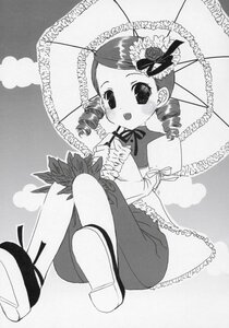 Rating: Safe Score: 0 Tags: 1girl blush dress drill_hair flower frills full_body greyscale hat image kanaria long_sleeves looking_at_viewer monochrome open_mouth ribbon rose shoes sitting smile solo twin_drills twintails User: admin