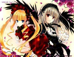 Rating: Safe Score: 0 Tags: 2girls blonde_hair blue_eyes bow cup dress flower frills hairband image long_hair long_sleeves looking_at_viewer multiple_girls pair petals pink_flower pink_rose red_dress red_eyes red_flower red_rose rose rose_petals shinku silver_hair smile suigintou tea teacup twintails wings User: admin