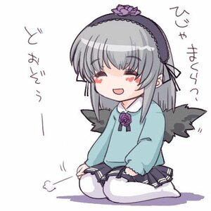 Rating: Safe Score: 0 Tags: 1girl animated animated_gif artist_request black_wings chibi flower hairband image kindergarten long_hair long_sleeves lowres open_mouth pantyhose rose rozen_maiden silver_hair sitting smile solo suigintou wings User: admin