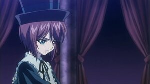 Rating: Safe Score: 0 Tags: 1girl bangs blue_eyes closed_mouth curtain_grab curtains eyebrows_visible_through_hair frills hat image indoors long_sleeves night ribbon short_hair solo souseiseki upper_body window User: admin