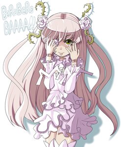 Rating: Safe Score: 0 Tags: 1girl dress flower frills hair_flower hair_ornament hands_on_own_face image kirakishou long_hair pink_hair rose solo thighhighs tongue tongue_out very_long_hair User: admin