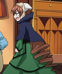 Rating: Safe Score: 0 Tags: brown_hair image long_sleeves open_mouth solo standing suiseiseki User: admin