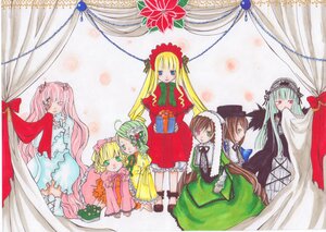 Rating: Safe Score: 0 Tags: 6+girls blonde_hair blue_eyes bow brown_hair curtains dress drill_hair frills green_dress green_eyes hairband heterochromia hina_ichigo image kanaria long_hair long_sleeves looking_at_viewer multiple multiple_girls pink_bow pink_hair red_dress red_eyes shinku siblings silver_hair souseiseki suigintou suiseiseki tagme twins twintails two_side_up very_long_hair wings User: admin