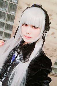 Rating: Safe Score: 0 Tags: 1girl bangs blunt_bangs closed_mouth lips long_hair looking_at_viewer photo red_eyes solo suigintou upper_body white_hair User: admin