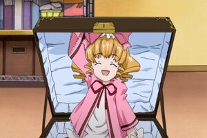 Rating: Safe Score: 0 Tags: 1girl :d ^_^ bed bedroom blonde_hair bookshelf bow closed_eyes dress drill_hair hina_ichigo hinaichigo image indoors long_sleeves on_bed open_mouth pillow pink_bow room smile solo table twin_drills window User: admin