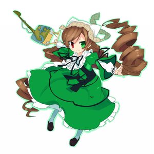 Rating: Safe Score: 0 Tags: 1girl blush brown_hair commentary_request dress drill_hair frills full_body green_dress green_eyes hairband heterochromia image kanikama long_hair long_sleeves looking_at_viewer pantyhose red_eyes rozen_maiden shoes smile solo standing suiseiseki very_long_hair watering_can white_legwear User: admin