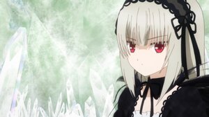 Rating: Safe Score: 0 Tags: 1girl bangs black_ribbon closed_mouth detached_collar dress eyebrows_visible_through_hair hairband image long_hair long_sleeves looking_at_viewer red_eyes ribbon silver_hair solo suigintou wings User: admin