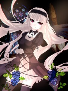 Rating: Safe Score: 0 Tags: 1girl black_flower black_rose blue_flower blue_rose blush bug butterfly dress flower gothic_lolita hairband image insect lolita_fashion lolita_hairband long_hair long_sleeves pink_eyes purple_flower purple_rose red_flower red_rose ribbon rose smile solo suigintou thorns very_long_hair vines wings User: admin