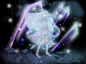 Rating: Safe Score: 0 Tags: 1girl bad_id bad_pixiv_id barasuishou barefoot dress eyepatch green_eyes image light_particles long_hair masami_t rozen_maiden sky solo space star_(sky) starry_sky very_long_hair white_hair wings User: admin