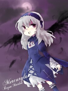 Rating: Safe Score: 0 Tags: 1girl :d black_wings dress feathered_wings feathers frills hairband image long_hair long_sleeves looking_at_viewer open_mouth silver_hair smile solo standing suigintou wings User: admin