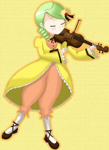 Rating: Safe Score: 0 Tags: 1girl bow_(instrument) closed_eyes dress drill_hair full_body green_hair guitar hair_ornament image instrument kanaria long_sleeves lying music playing_instrument shoes solo twin_drills violin User: admin