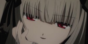 Rating: Safe Score: 3 Tags: 1girl bangs blunt_bangs eyebrows_visible_through_hair face hair_ribbon image looking_at_viewer red_eyes ribbon solo suigintou User: admin