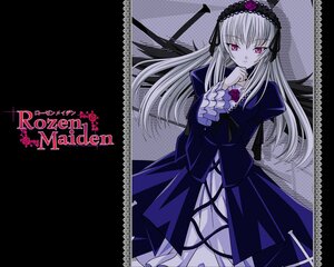 Rating: Safe Score: 0 Tags: 1girl dress flower frills hairband image juliet_sleeves long_hair long_sleeves looking_at_viewer ribbon rose silver_hair solo suigintou very_long_hair wings User: admin