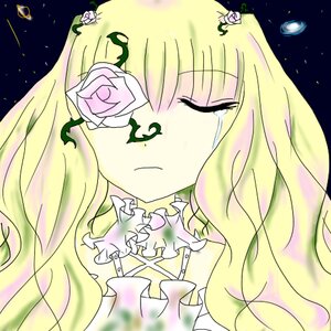 Rating: Safe Score: 0 Tags: 1girl blonde_hair closed_eyes flower image kirakishou long_hair pink_flower pink_rose rose solo tears thorns white_flower white_rose yellow_rose User: admin