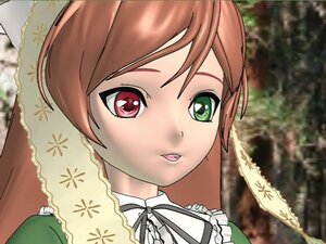 Rating: Safe Score: 0 Tags: 1girl bangs blurry blurry_background brown_hair close-up depth_of_field dress frilled_shirt_collar frills green_dress green_eyes heterochromia image lace looking_at_viewer outdoors photo_background red_eyes ribbon short_hair solo suiseiseki User: admin