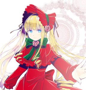 Rating: Safe Score: 0 Tags: 1girl bad_id bad_pixiv_id blonde_hair blue_eyes bonnet bow bowtie dress drill_hair flower frills green_bow image long_hair long_sleeves looking_at_viewer pink_flower pink_rose red_dress ribbon rose rozen_maiden shinku solo twintails very_long_hair yoshioka_mitsuko User: admin
