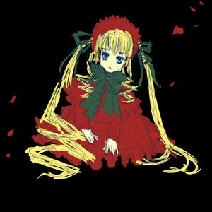 Rating: Safe Score: 0 Tags: 1girl blonde_hair blue_eyes bonnet bow bowtie dress flower full_body green_bow green_neckwear image long_hair long_sleeves looking_at_viewer petals red_dress rose rose_petals shinku sitting solo transparent_background twintails very_long_hair User: admin