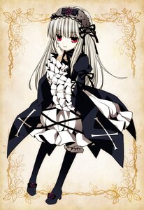 Rating: Safe Score: 0 Tags: 1girl boots commentary_request doll_joints dress flower frills full_body gothic_lolita hairband head_rest image joints knee_boots lolita_fashion lolita_hairband long_hair long_sleeves looking_at_viewer moru pantyhose red_eyes rose rozen_maiden silver_hair smile solo standing suigintou wings User: admin