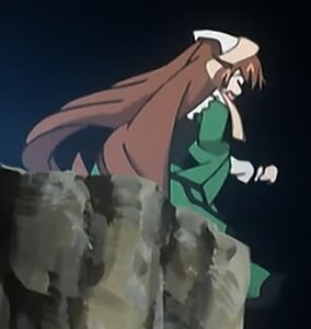 Rating: Safe Score: 0 Tags: 1girl brown_hair hat image long_hair pointy_ears solo standing suiseiseki User: admin