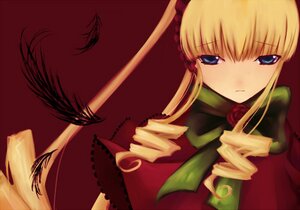 Rating: Safe Score: 0 Tags: 1girl blonde_hair blue_eyes bonnet bow bowtie dress drill_hair flower green_bow image long_hair long_sleeves looking_at_viewer red_dress ringlets rose shinku sidelocks simple_background solo twin_drills twintails User: admin