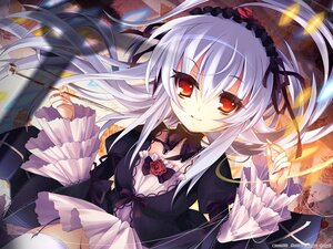 Rating: Safe Score: 0 Tags: 1girl dress flower frills hairband image lolita_fashion lolita_hairband long_hair long_sleeves looking_at_viewer red_eyes ribbon rose smile solo suigintou User: admin