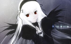 Rating: Safe Score: 0 Tags: 1girl bangs black_dress black_ribbon black_wings blush closed_mouth dress feathered_wings frills hairband image long_hair long_sleeves looking_at_viewer red_eyes ribbon solo suigintou upper_body very_long_hair wings User: admin