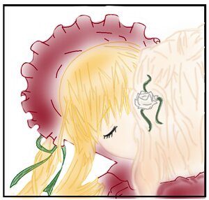 Rating: Safe Score: 0 Tags: 1girl blonde_hair border closed_eyes face flower frame hat image kirakishou pair portrait ribbon rose shinku solo white_flower white_rose User: admin