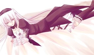 Rating: Safe Score: 0 Tags: 1girl dress frilled_sleeves frills full_body hairband image juliet_sleeves kneehighs long_hair long_sleeves looking_at_viewer lying puffy_sleeves red_eyes solo suigintou very_long_hair User: admin